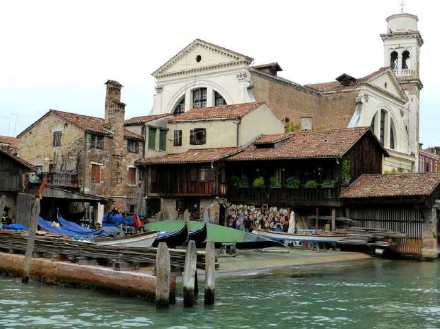 Venedig - Bootswerft San Trovaso