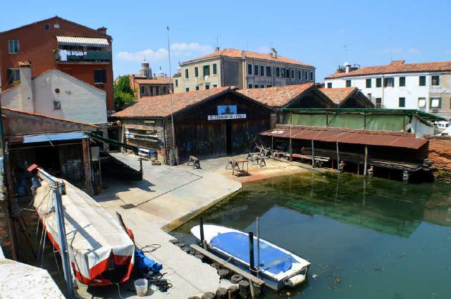 Venedig - Bootswerft Dorsoduro