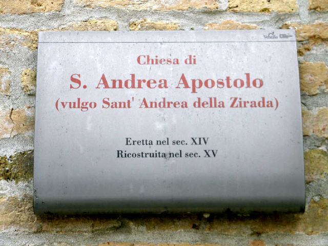 Venedig - Chiesa Sant'Andrea Apostolo